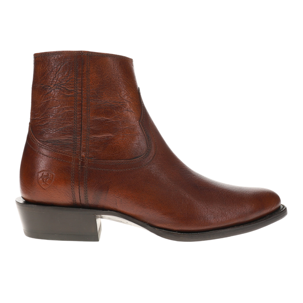 mens dress boots brown Shop Brown Mens Barrett Western Round Toe Pull On Boots – Shoebacca