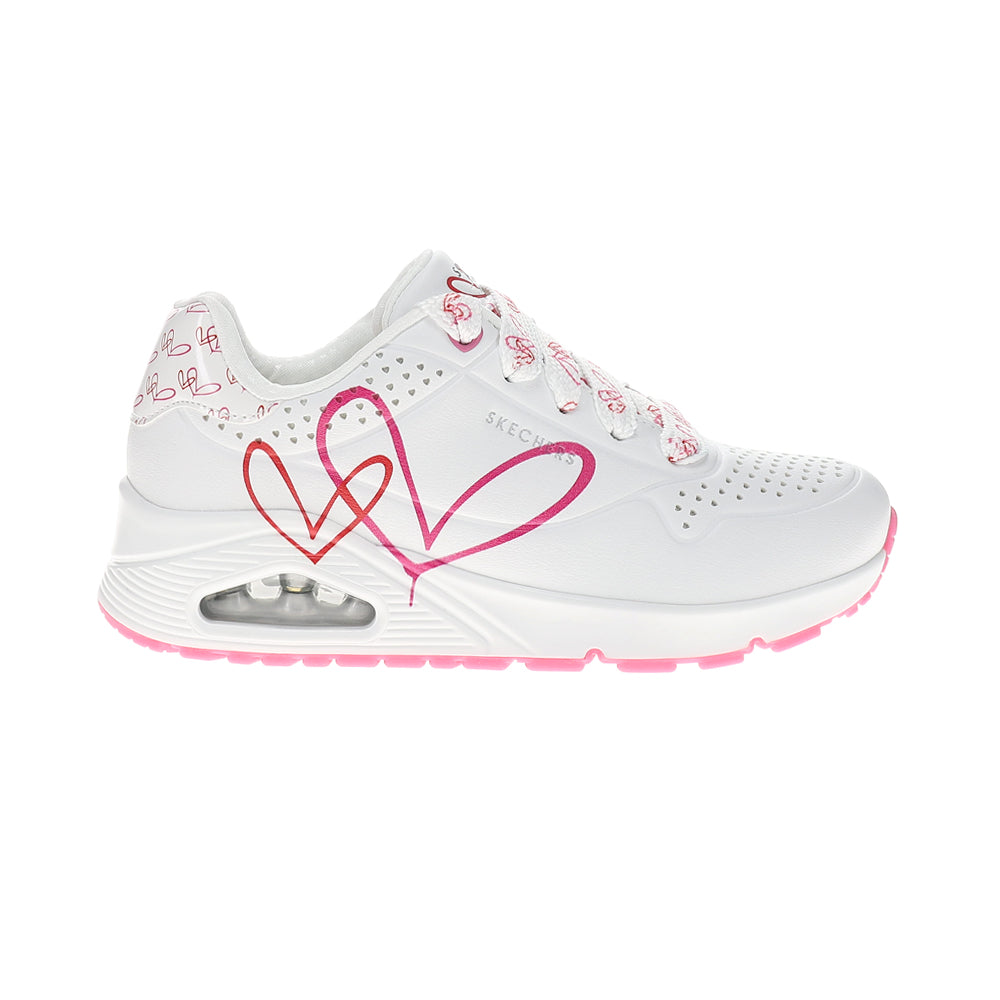 Shop Pink, White Womens Skechers Street x JGoldcrown Uno Twin
