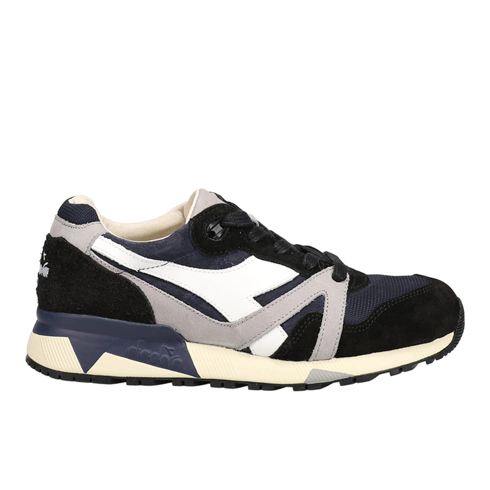 Shop Black, Blue Mens Diadora N9000 Italia Lace Up Sneakers