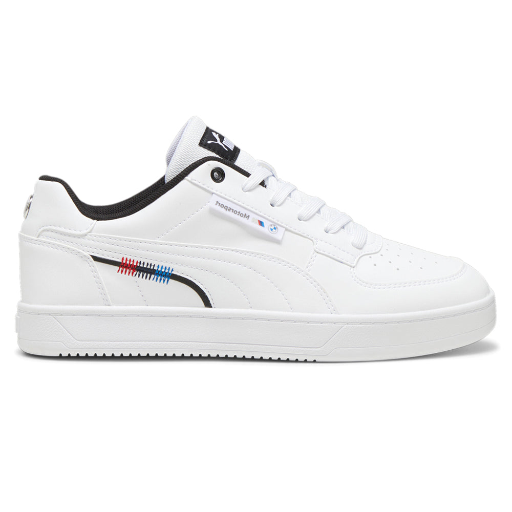 Shop White Mens Puma BMW M Motorsport Caven Lace Up Sneakers