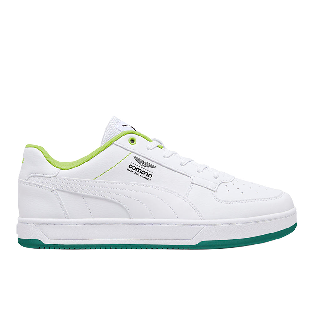 Shop White Mens PUMA X ASTON MARTIN ARAMCO F1 Caven 2.0 Lace Up