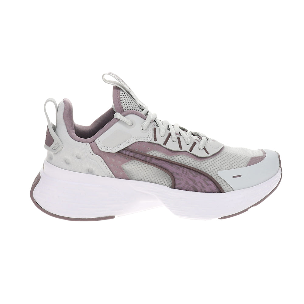 Shop Grey Womens Softride Sway Cheetah Lace Up Sneakers – Shoebacca