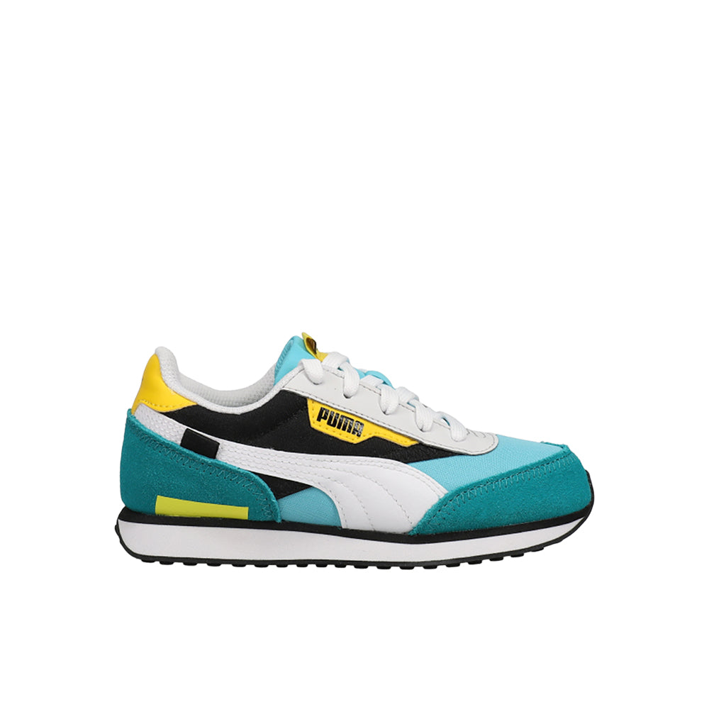 Shop Blue, Green Boys Puma Future Rider Play On Lace Up Sneakers