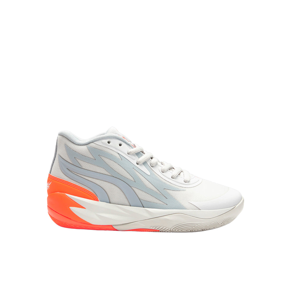 Shop Grey, Orange Boys Puma MB.02 Whispers Basketball Shoes (Big