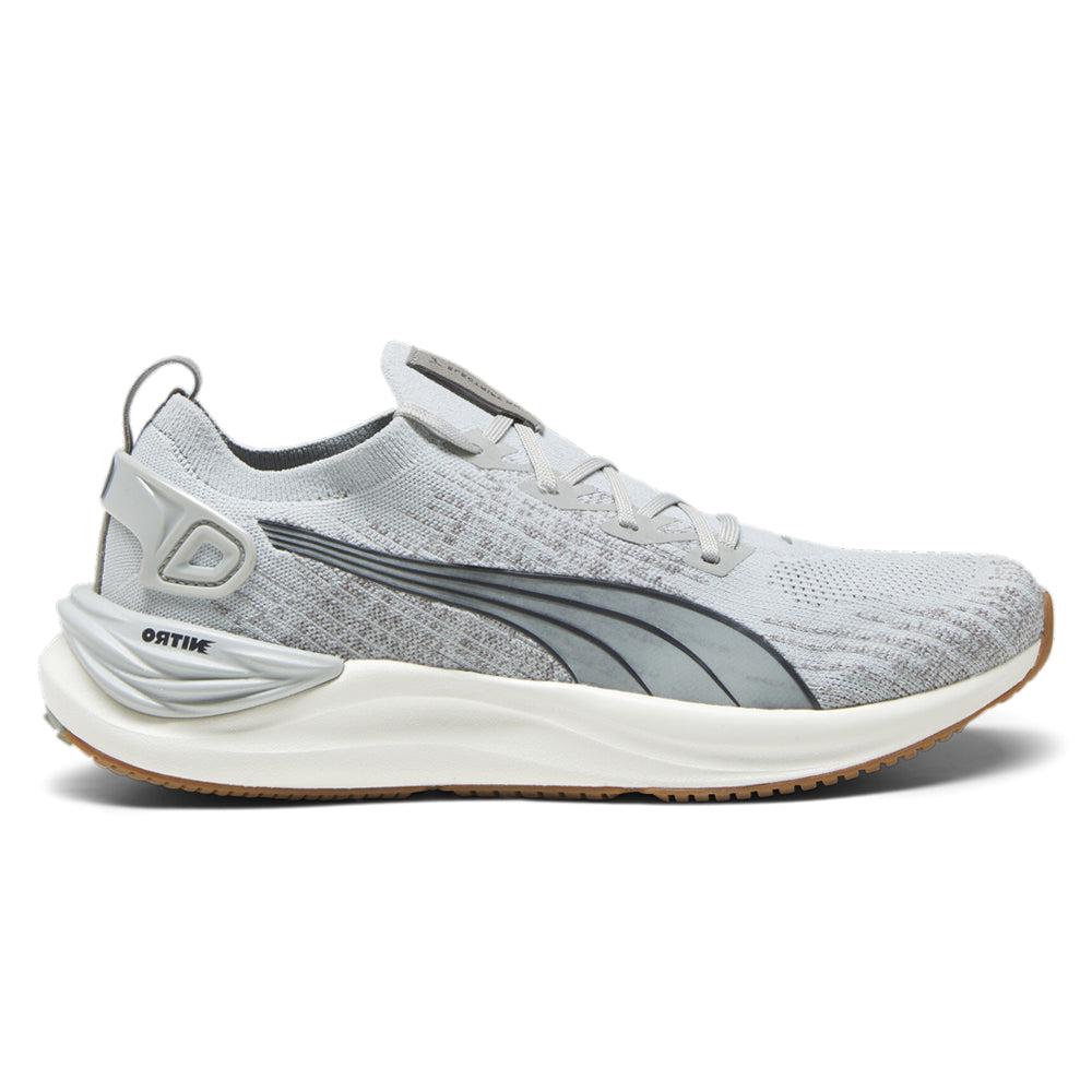 Shop Grey Mens Puma Electrify Nitro Knit Running Shoes – Shoebacca