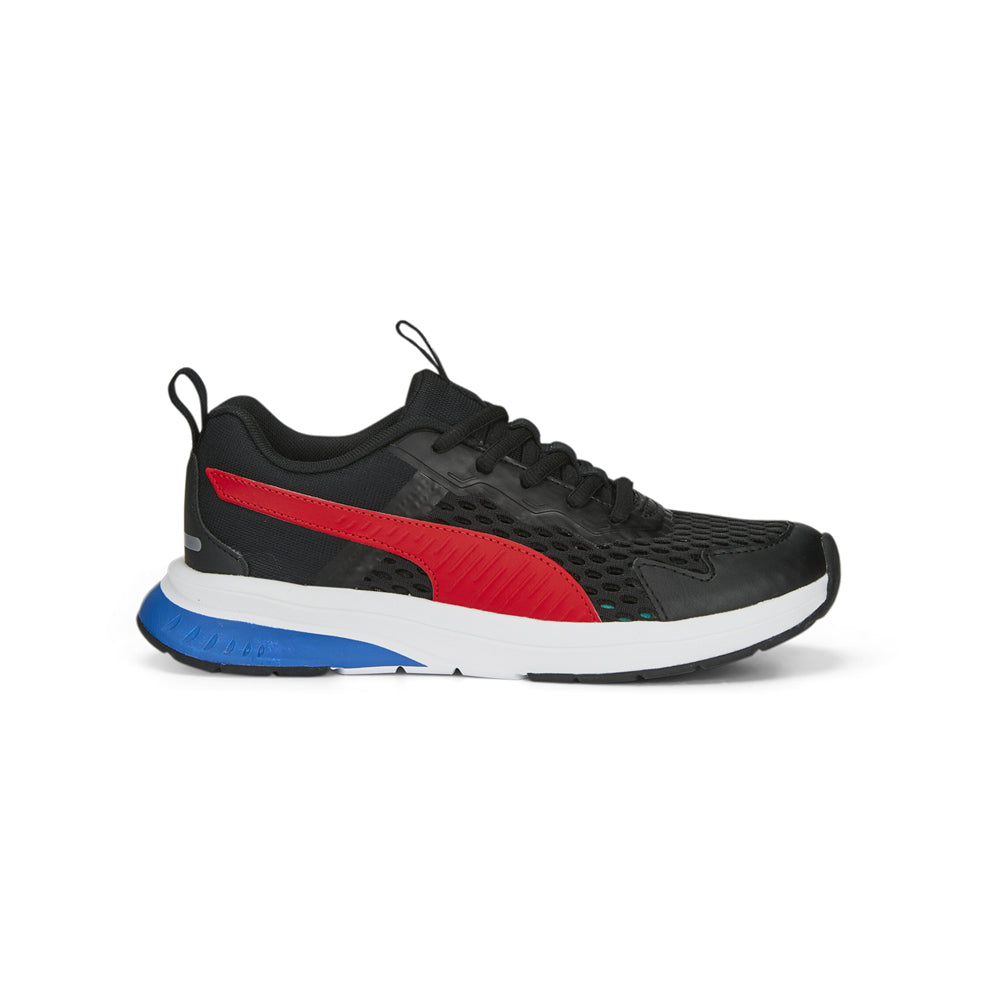 Shop Black Boys Puma Evolve Run Summer Lace Up Sneakers (Big Kid