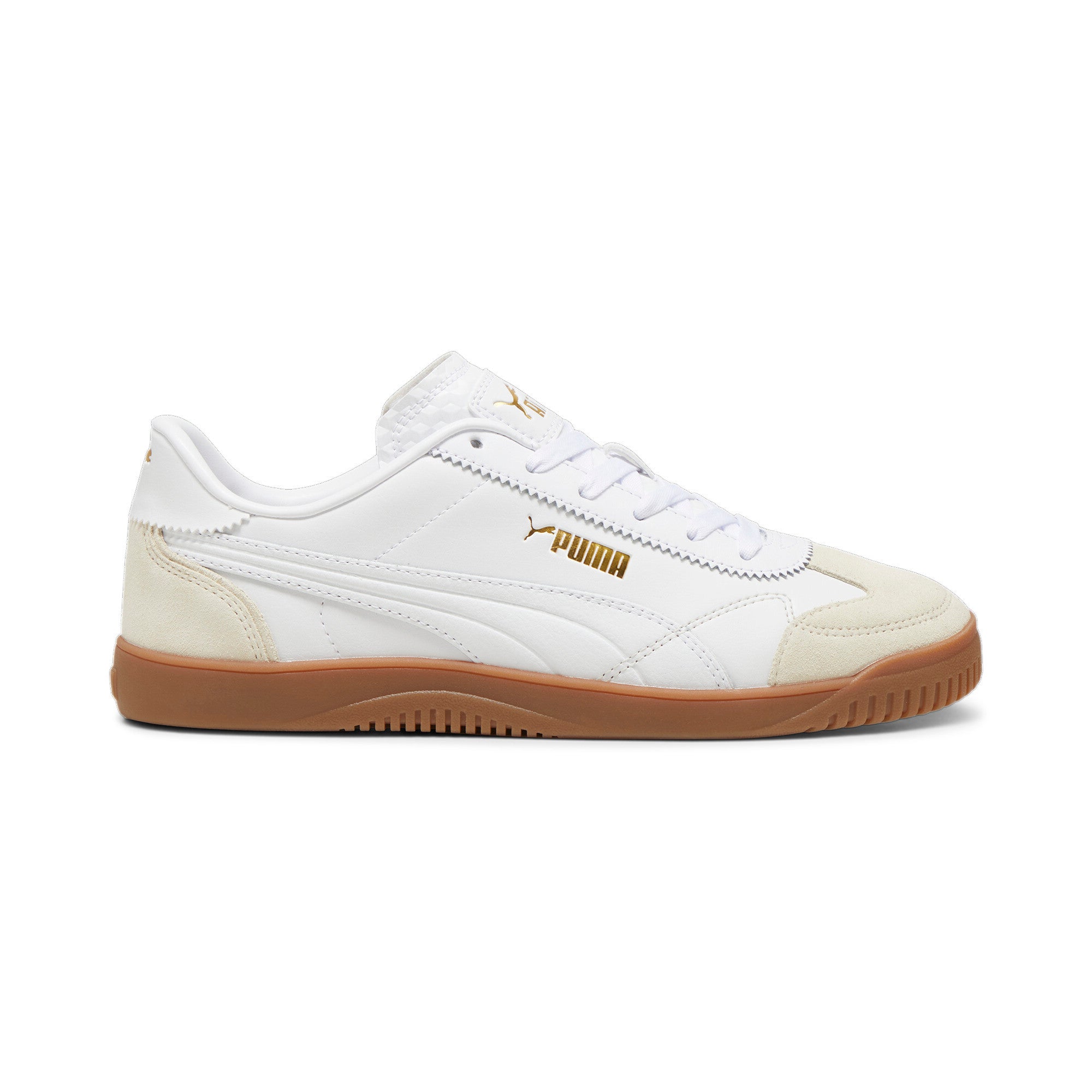Shop Off White, White Mens Puma Club 5V5 Lux Lace Up Sneakers