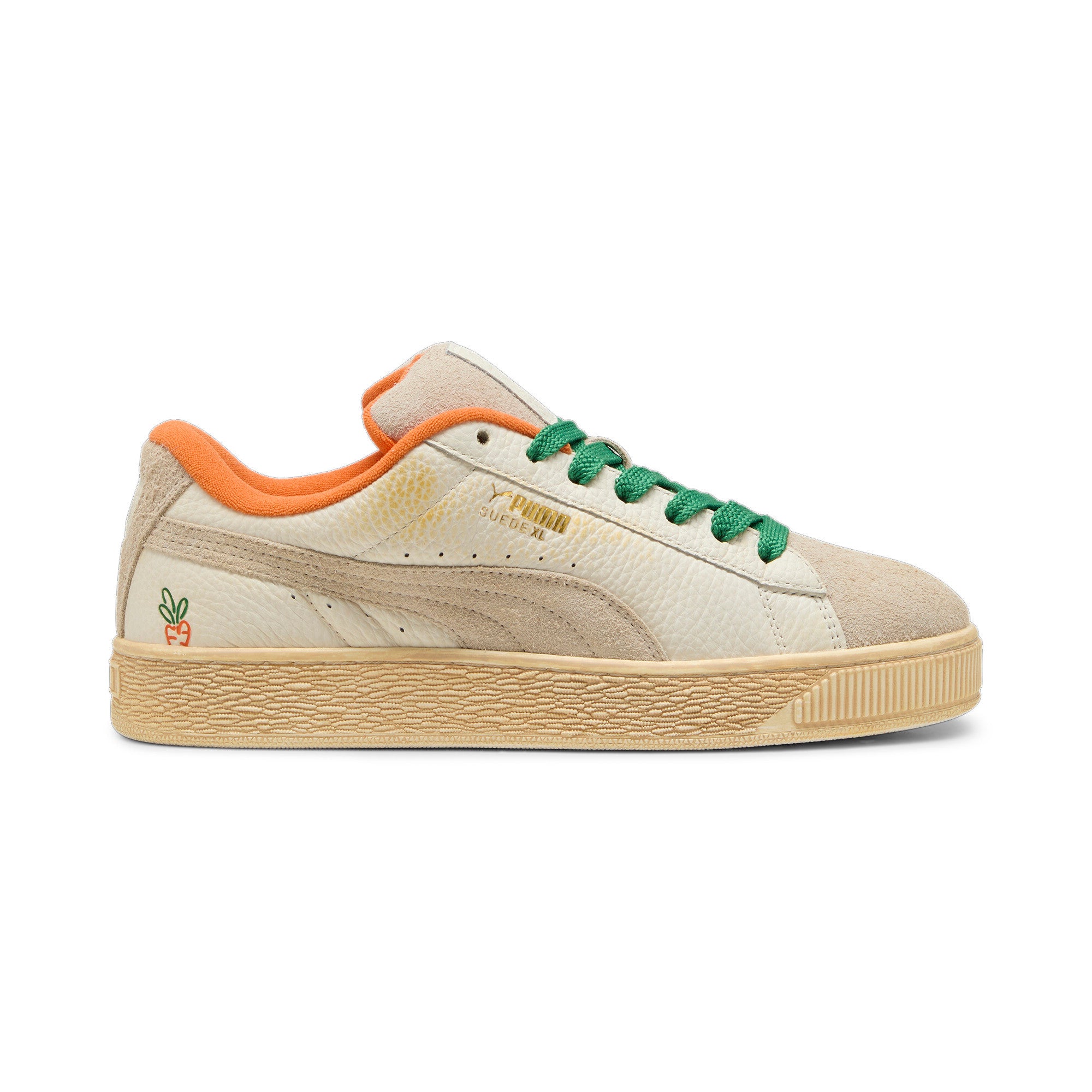 Shop Beige Mens Puma Suede Xl Carrots Lace Up Sneakers – Shoebacca