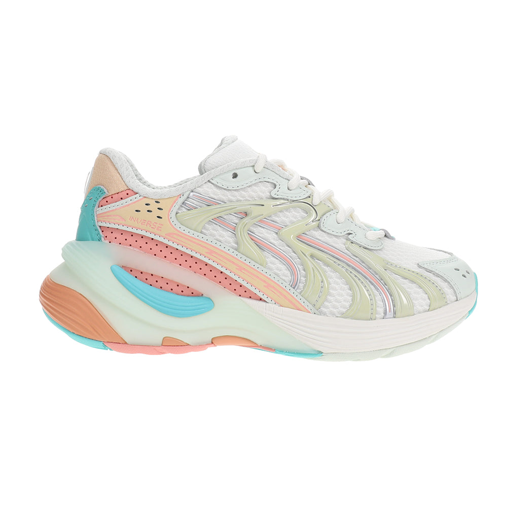 Shop White Womens Inverse Heat Lace Up Sneakers – Shoebacca