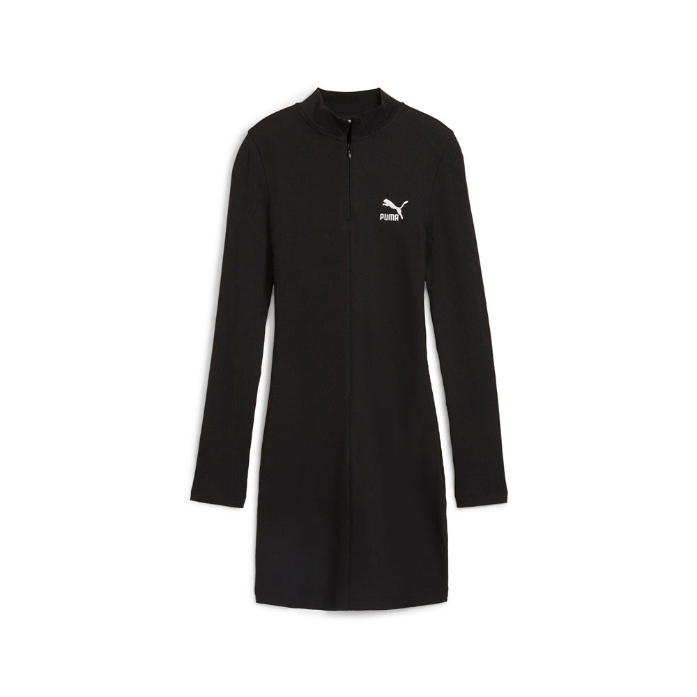 puma classic cut out dress Puma Infuse cut out back mini dress in black