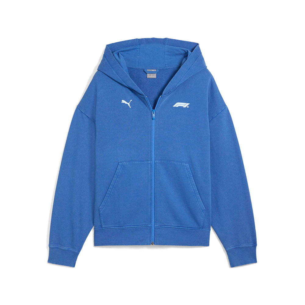 Shop Blue Mens F1 Graphic Full Zip Hoodie – Shoebacca