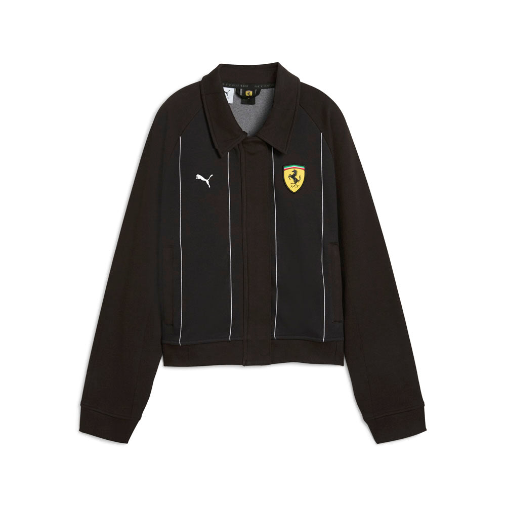 Shop Black Womens Scuderia Ferrari Race Full Zip Jacket – Shoebacca