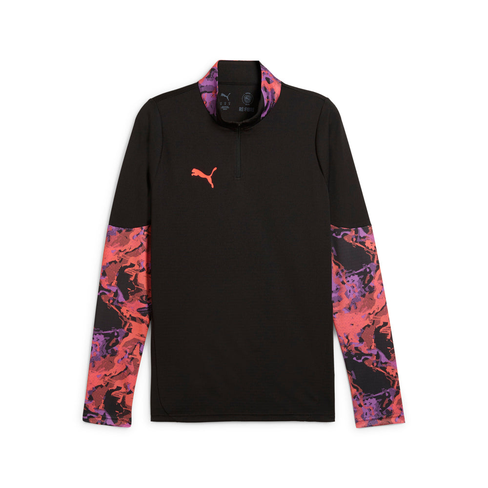 Shop Black Mens IndividualCUP Mock Neck Long Sleeve Quarter Zip