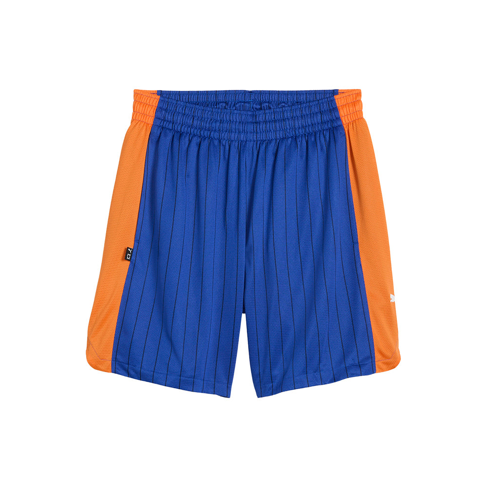 Shop Blue Mens Rival Rage Heritage All Over Print Athletic Shorts