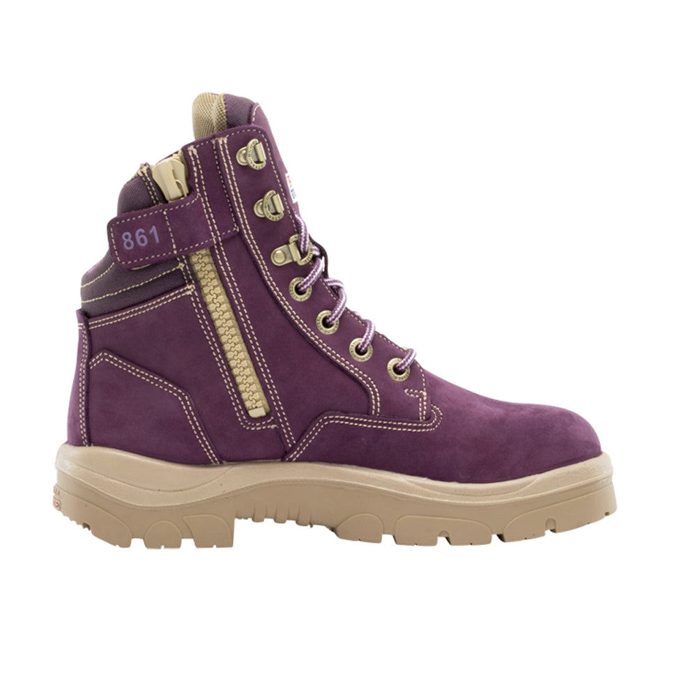 Shop Purple Womens Southern Cross 6 Inch Zippered Slip Resistant
