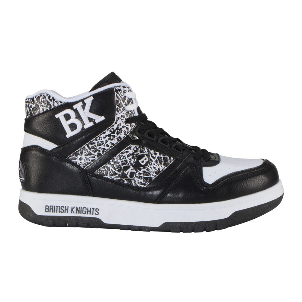 Shop Black Mens British Knights Kings SL High Top Sneakers – Shoebacca