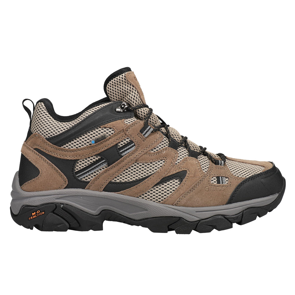 Shop Brown Mens Hi-Tec HT Ravus MID WP Lace Up Hiking Boots â Shoebacca