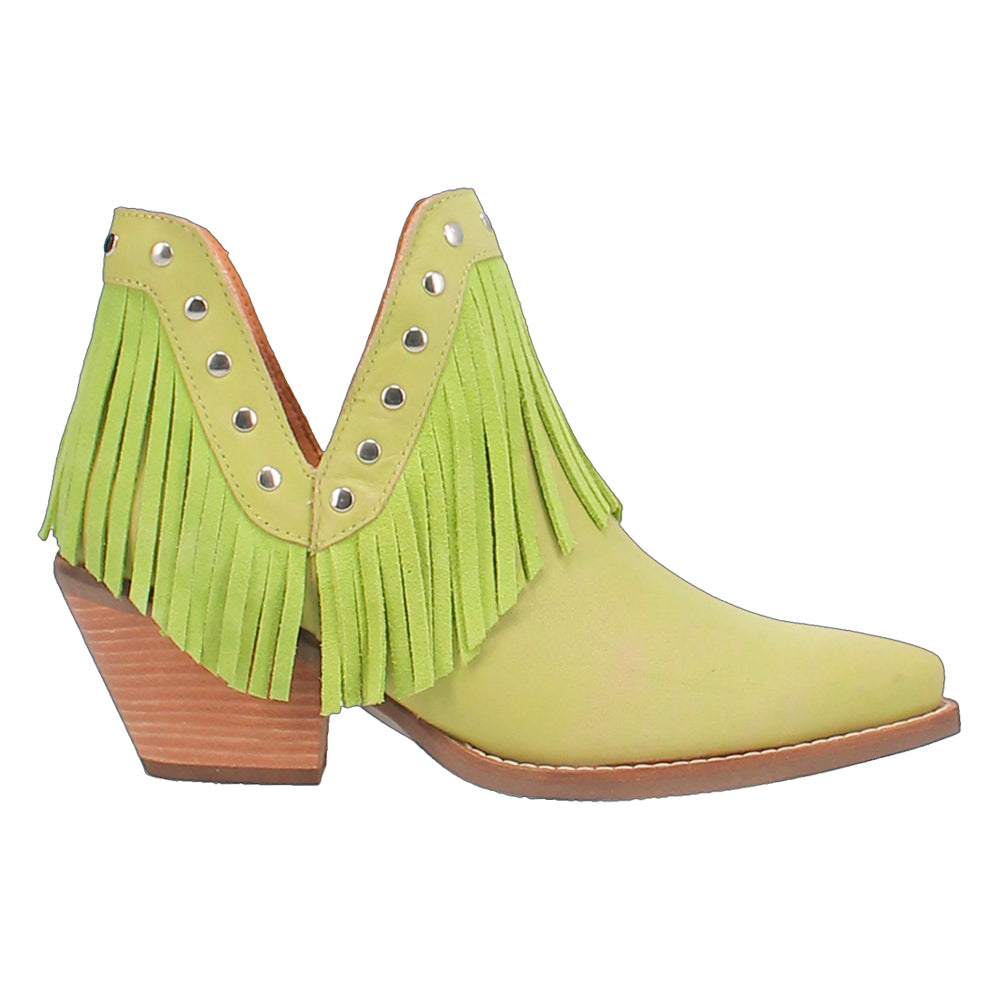 Shop Green Womens Dingo Fine N' Dandy Fringe Snip Toe Cowboy