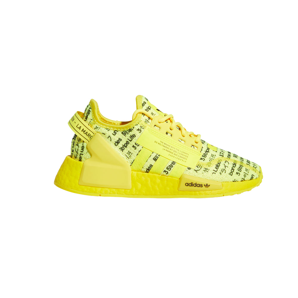 Shop Yellow Boys NMD R1 V2 Lace Up Sneakers (Big Kid) – Shoebacca