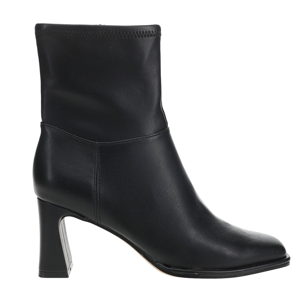 Shop Black Womens Harp Square Toe Zippered Boots – Shoebacca