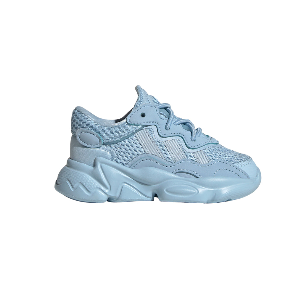 Shop Blue Boys Ozweego El Lace Up Sneakers (Infant-Toddler