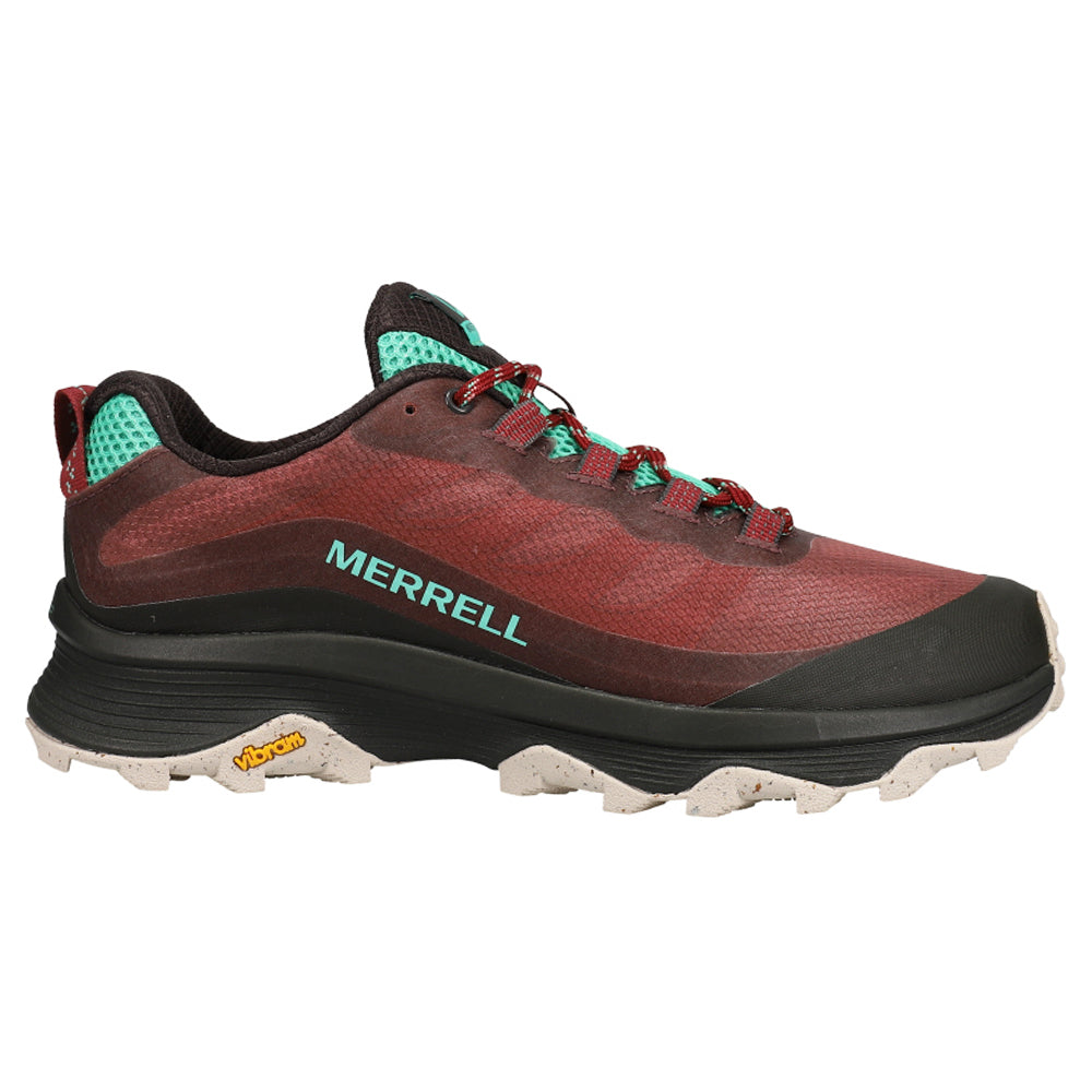 Shop Red Womens Merrell Moab Speed Trail Running Shoes – Shoebacca