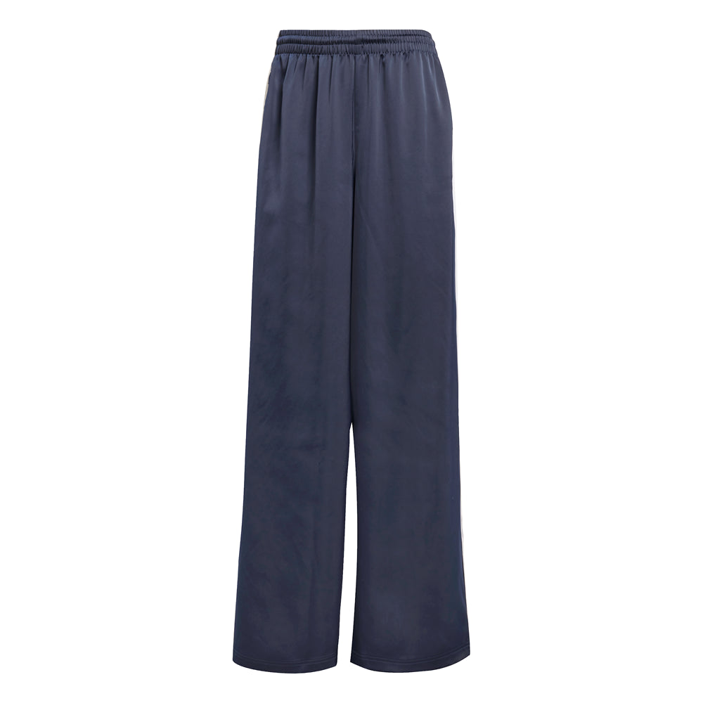 Shop Blue Womens Adicolor Satin Wide Leg Track Pants – Shoebacca