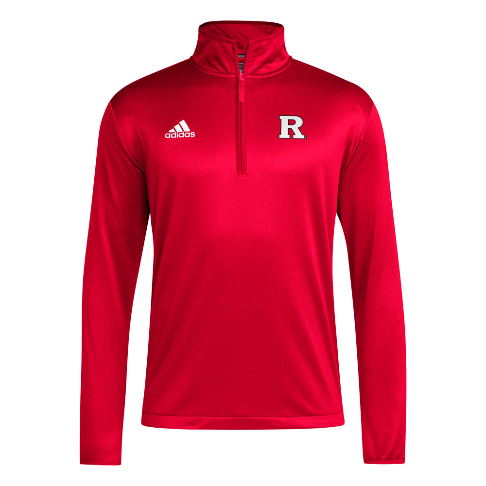 Shop Red Mens Rutgers Scarlet Knights Long Sleeve Quarter Zip