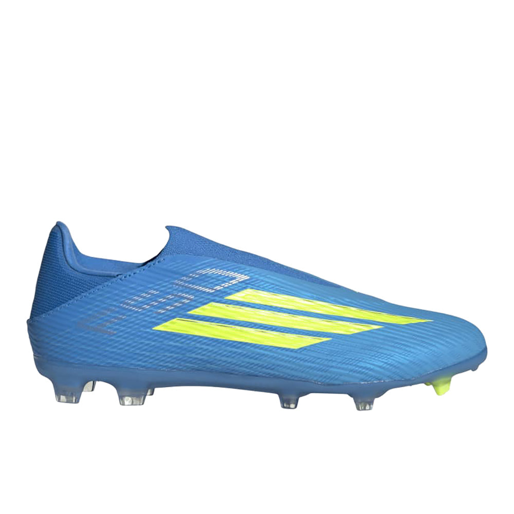Shop Blue Mens F50 League Laceless Firm Ground/Multi Ground Soccer
