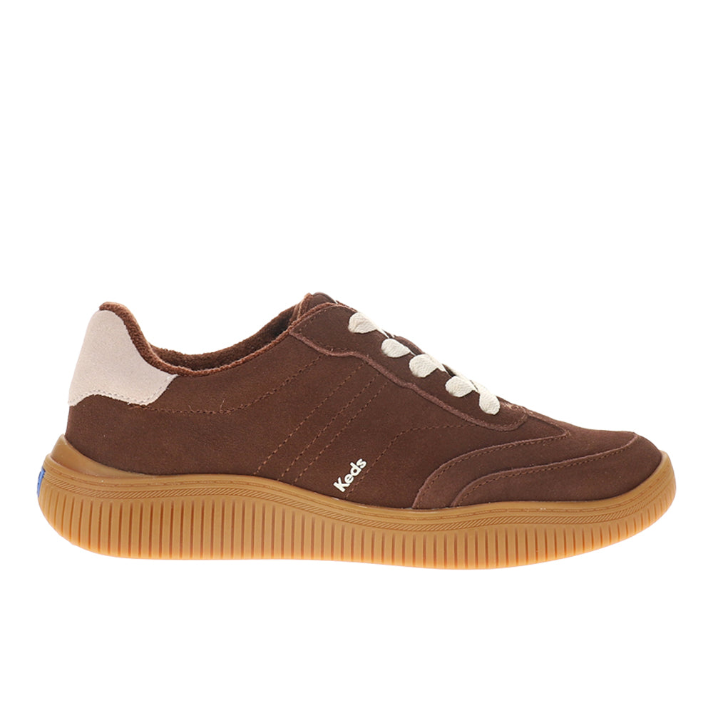 Keds Women's Contest Fashion Sneaker - Vintage-Inspired Suede Upper, Lace-Up Comfort Shoes