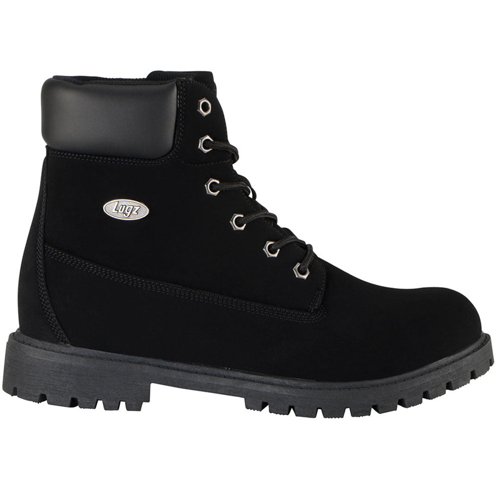 Shop Black Mens Lugz Rucker Hi Round Toe Lace Up Boots – Shoebacca
