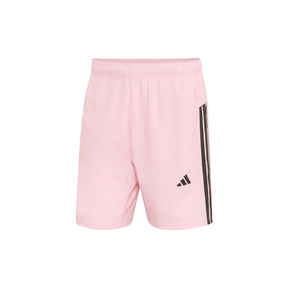 Shop Pink Mens Workout Essentials 3-Stripes Woven Shorts – Shoebacca