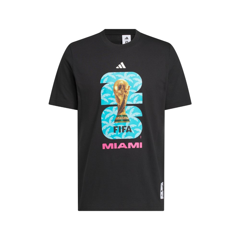 FIFA World Cup 26 Miami Tシャツ　XL Shop Black Mens FIFA World Cup 26 Host City Miami Graphic T-Shirt