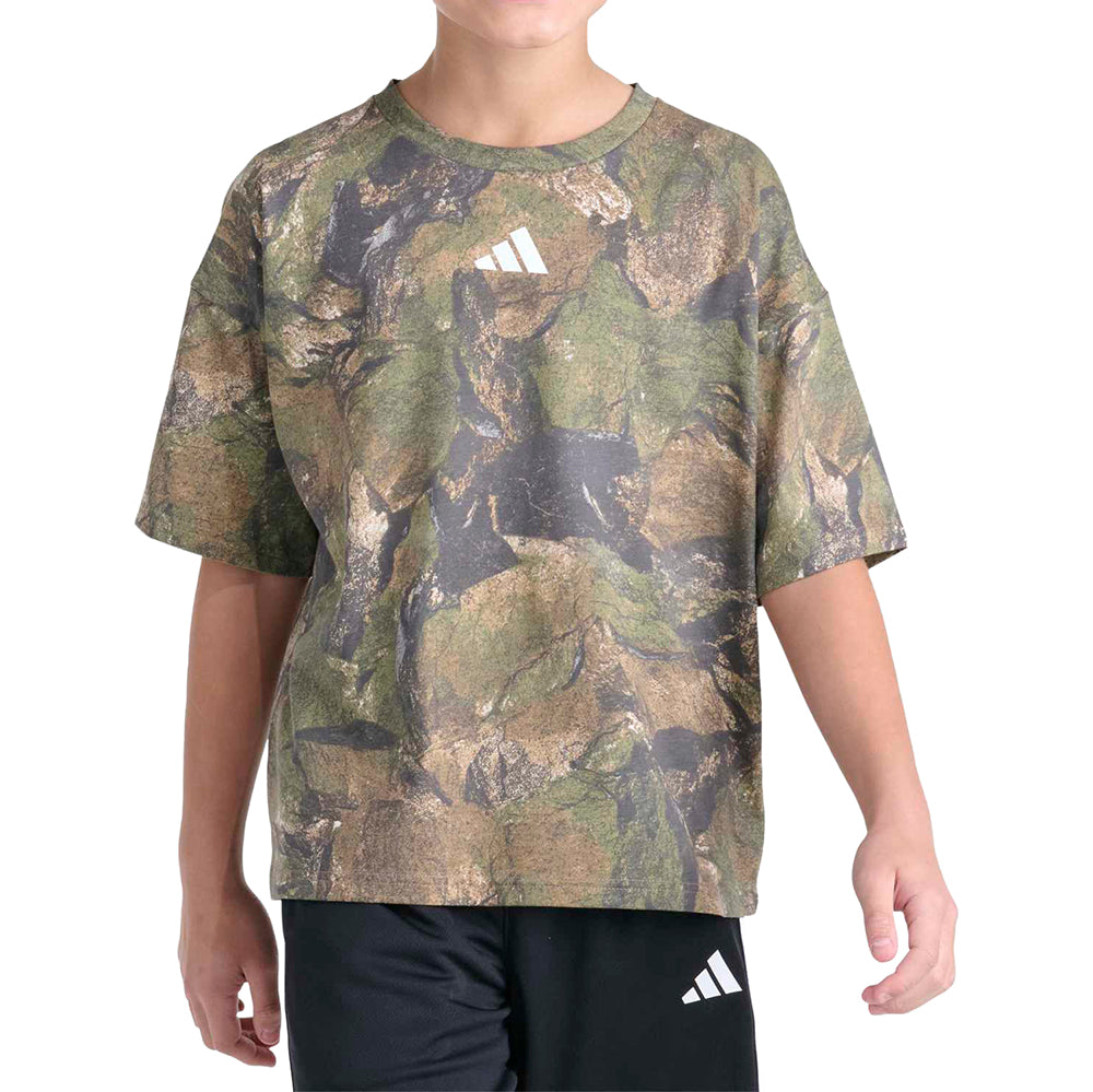 Shop Beige Boys Short Sleeve Rock Camo Printed Tee – Shoebacca