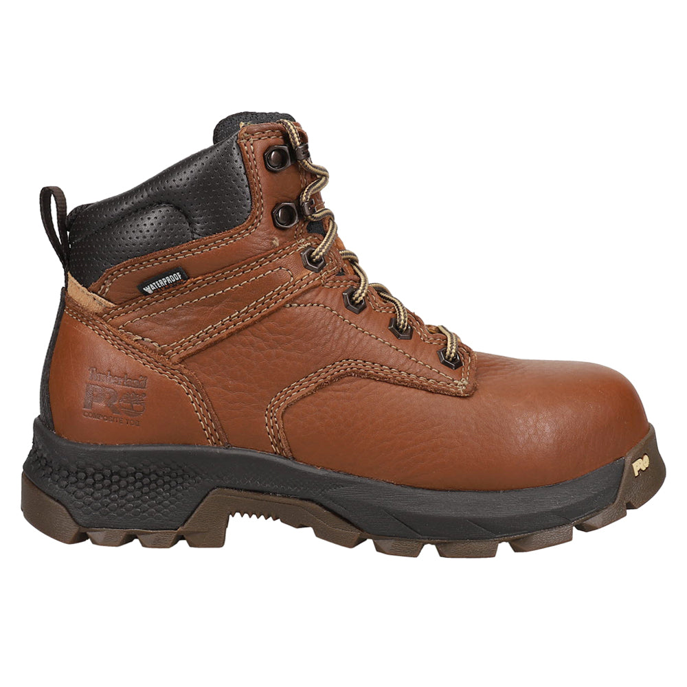 Shop Brown Womens Timberland Pro Titan Ev Inch Waterproof