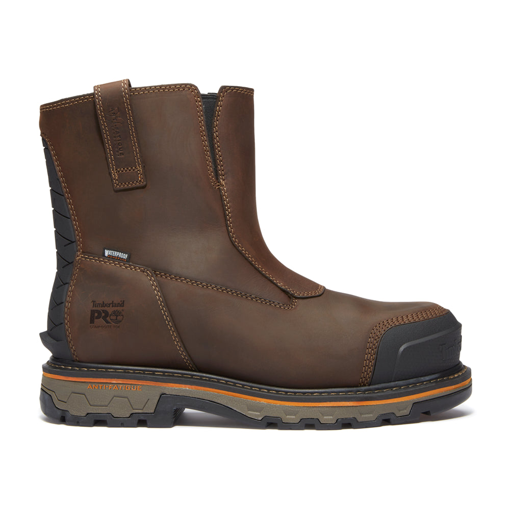 Shop Brown Mens True Grit Waterproof Composite Toe Work Boots