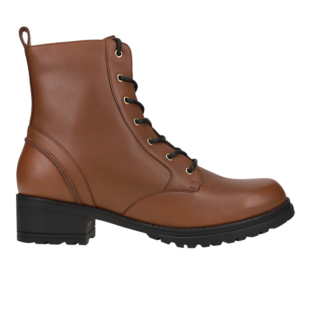 Cole Haan Women's Millbridge Waterproof Lace-Up Boot: Faux-Shearling Lined Ankle Boot