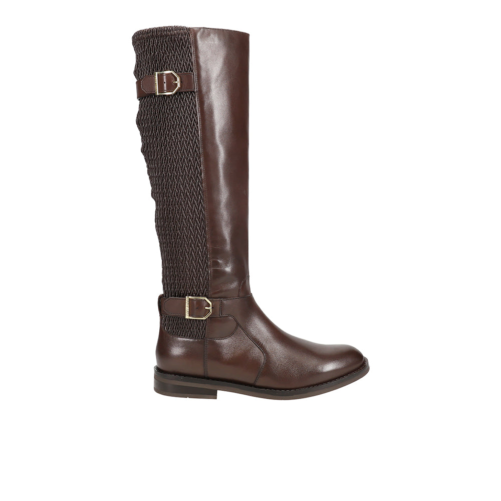 cole haan womens dress boots Cole Haan Chesley Water Resistant Leather Riding Boot, 6 / Brown