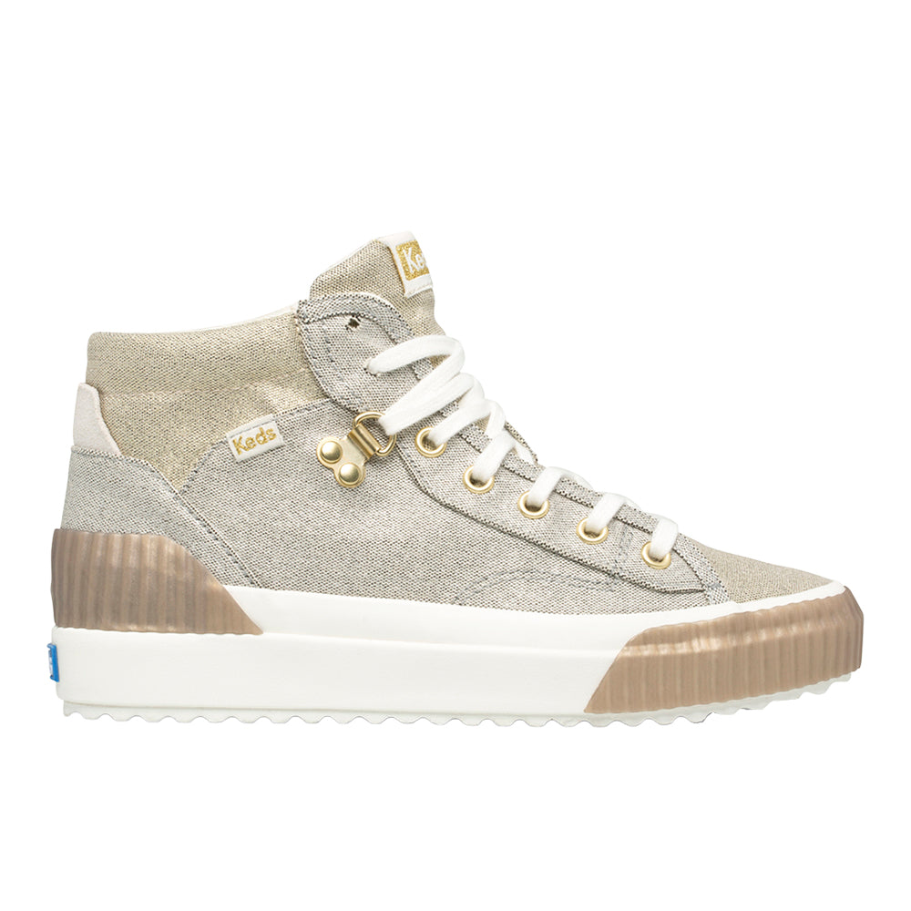 Keds Women's Triumph Mid Sneaker - Salt & Pepper | Vintage-Inspired Fashion Sneaker With Ortholite Comfort