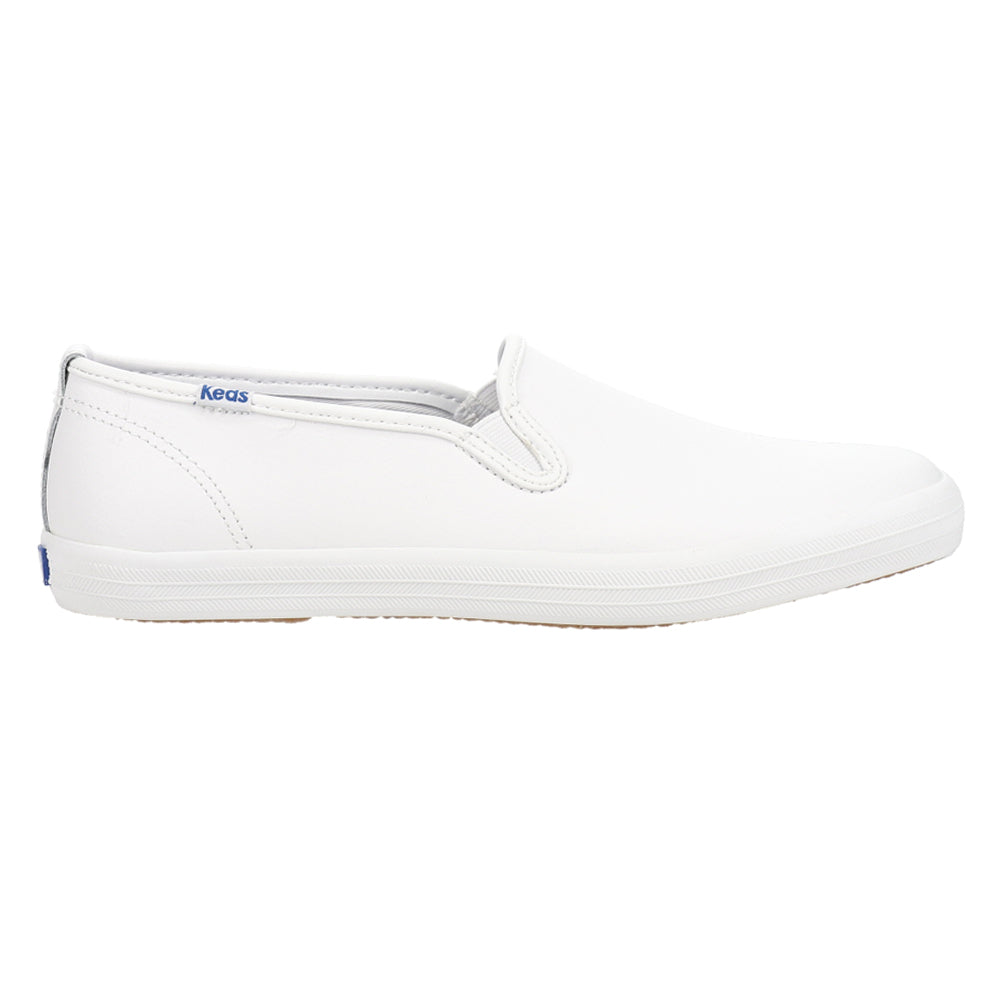 Shop White Womens Keds Champion Leather Slip On – Shoebacca