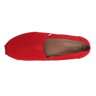 Shop Red Mens TOMS Alpargata Classic Slip On Shoes โ Shoebacca