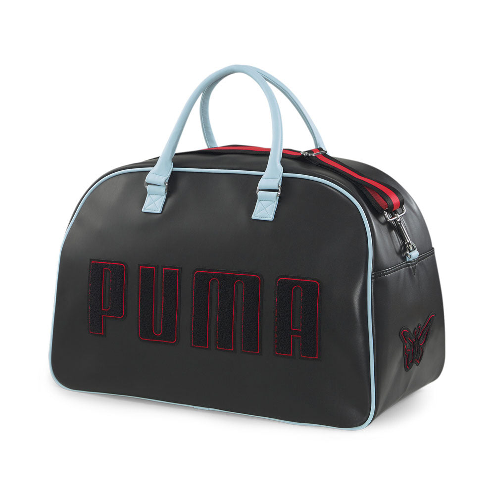 Shop Black Womens Puma Dua Lipa Duffel Bag – Shoebacca