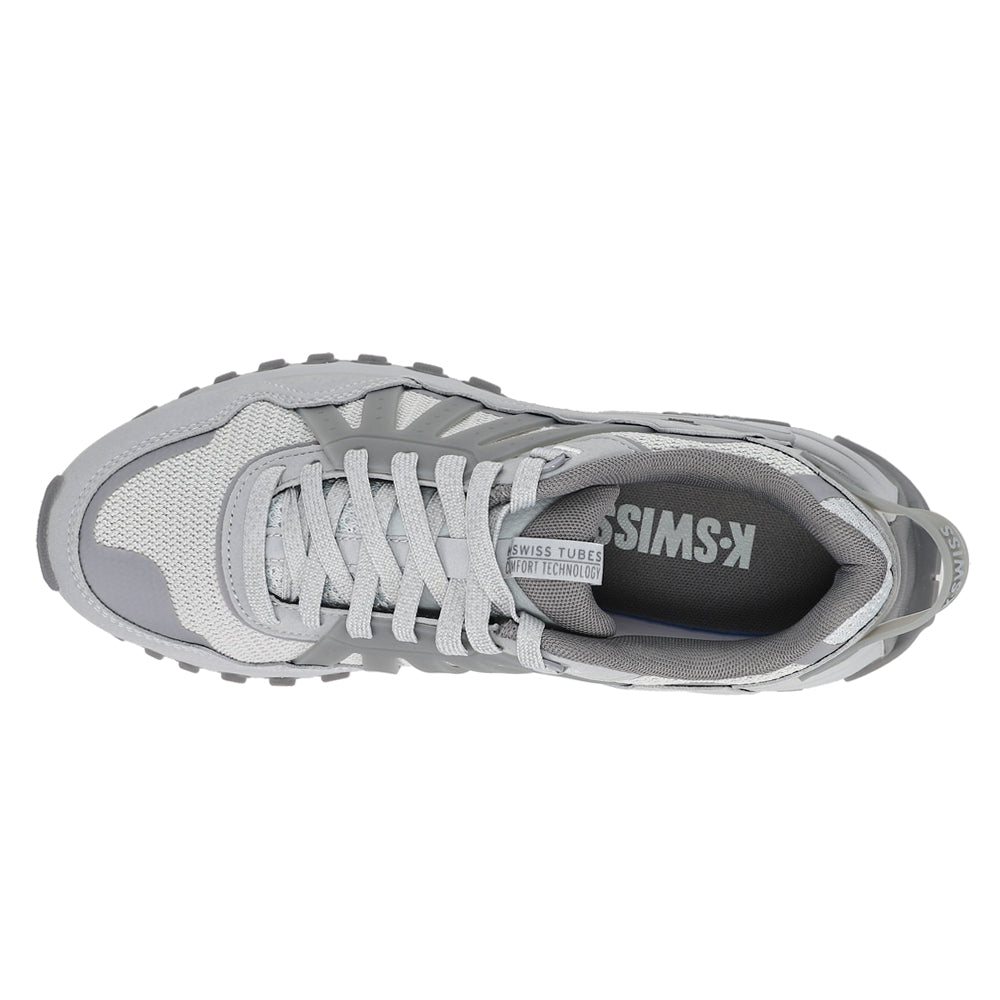 K-Swiss Tubes Grip Sneakers voor heren, WHT/Steel Grey/Charc, 44,5 EU, wit staal grijs charc, 44.5 EU K-Swiss Tubes Grip Sneakers voor heren, WHT/Steel Grey/Charc, 44,5 EU, wit staal grijs charc, 44.5 EU