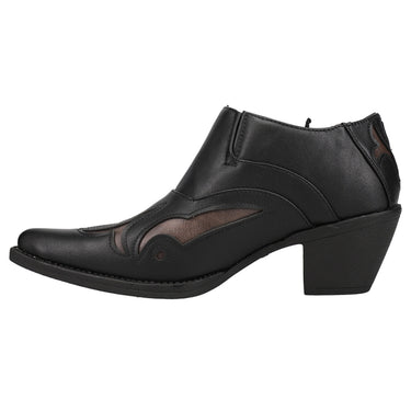Roper Womens Vintage Black Shoe Boots Roper Womens Vintage Black Shoe Boots