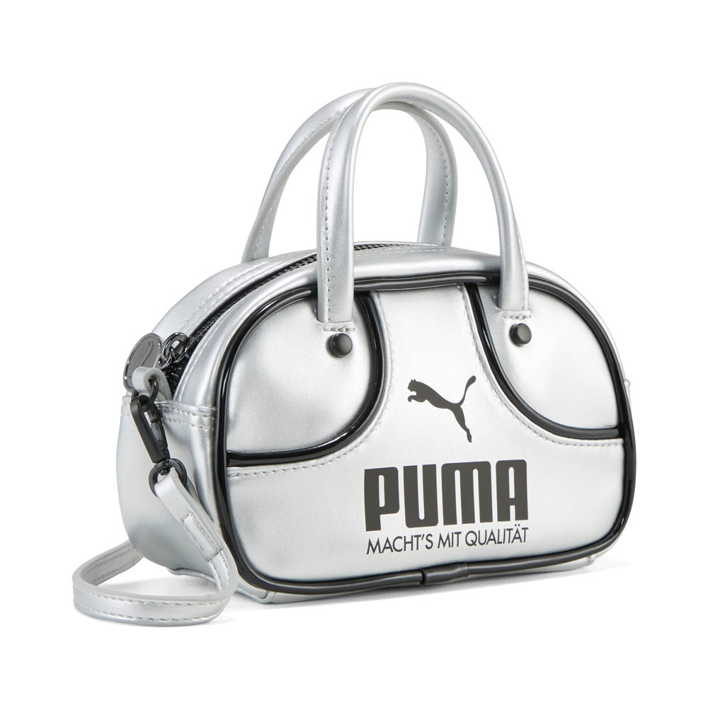 Shop Grey Womens 1976 Metallic Micro Grip Satchel Bag – Shoebacca