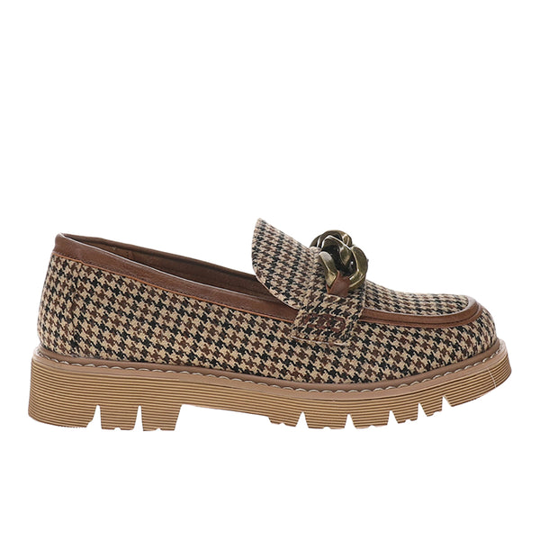 Shop Brown Womens Not Literally Lug Sole Loafers – Shoebacca display picture 3