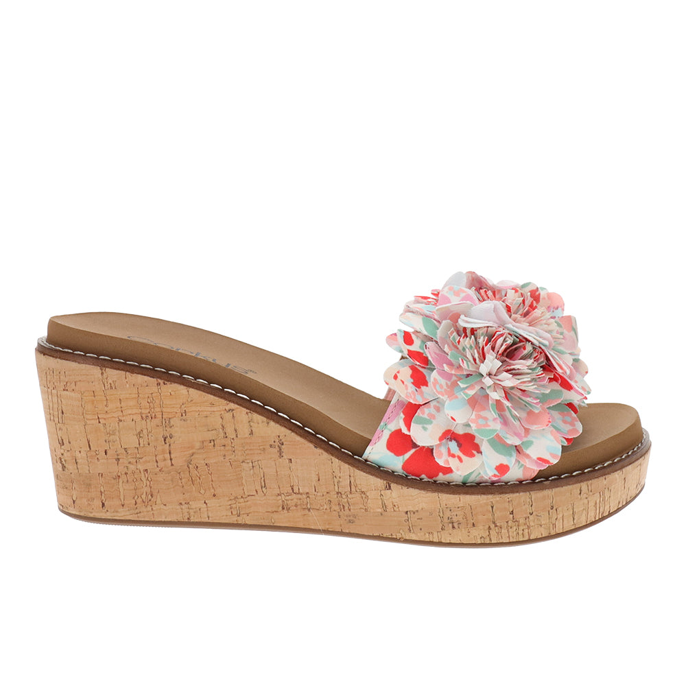 Shop Multi Womens Wildflower Wedge Sandals – Shoebacca