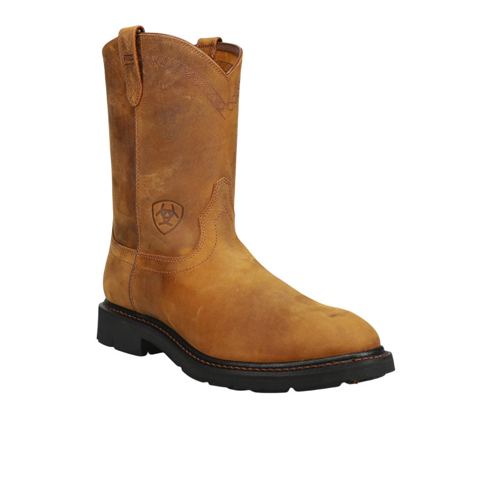 Shop Brown Mens Ariat Sierra 10 Inch Electrical Hazard Soft Toe Work Boots Shoebacca