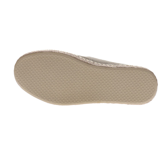 CC ESPADRILLES PLATFORM 25S IN BEIGE SUEDE MIX BLACK CALFSKIN