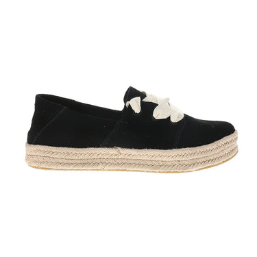 Lace Espadrilles Black Floral Lace Women's Deconstructed